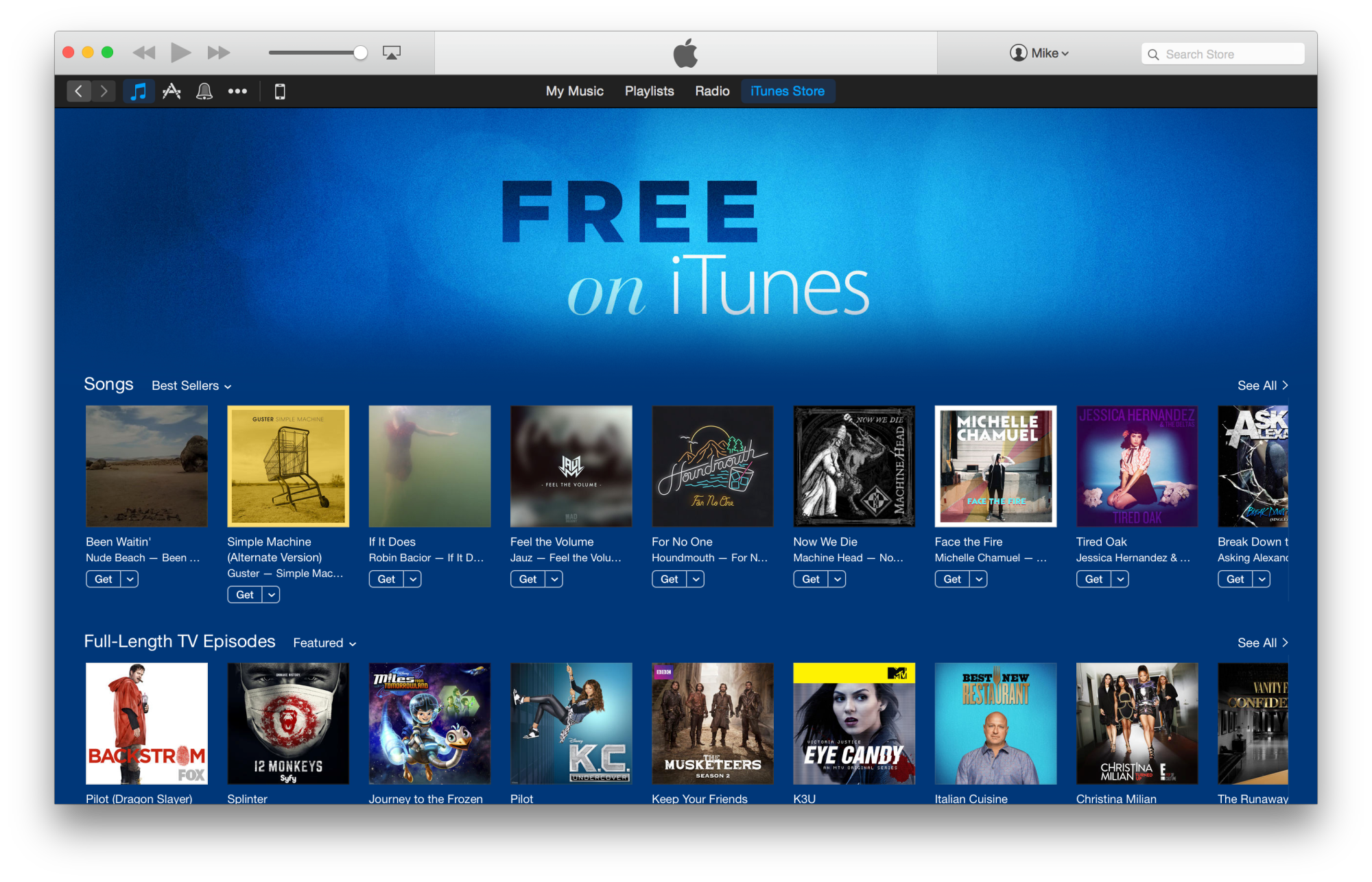 Apple Add New ‘Free On iTunes’ Section Featuring Singles And More…