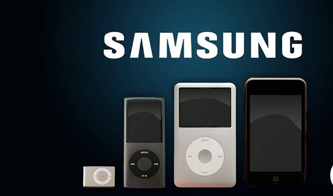 Samsung thinks iPod in a recent patent filed