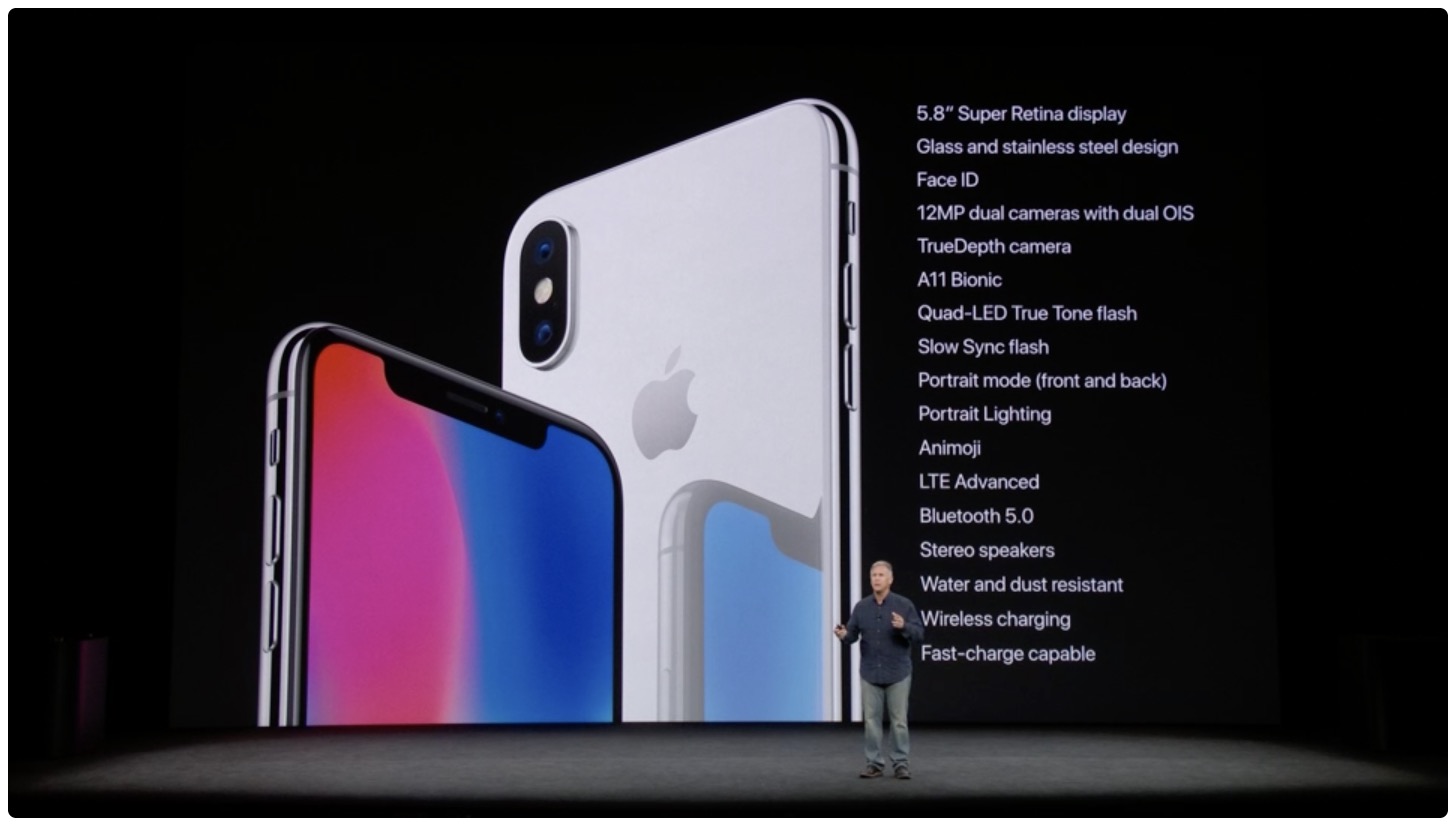 The long-awaited iPhone X is finally here