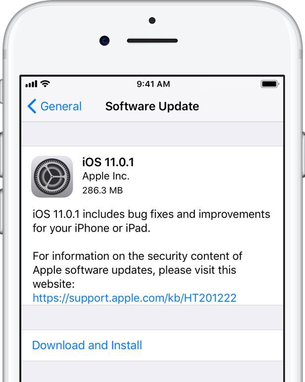 Apple Releases iOS 11.0.1 for iPhone, iPad, and iPod Touch [LINK TO DOWNLOAD]