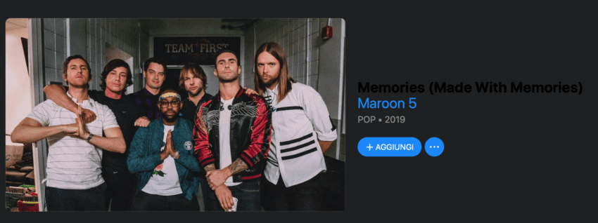 Apple and Maroon 5 come together to promote the “Memories” feature in Photos