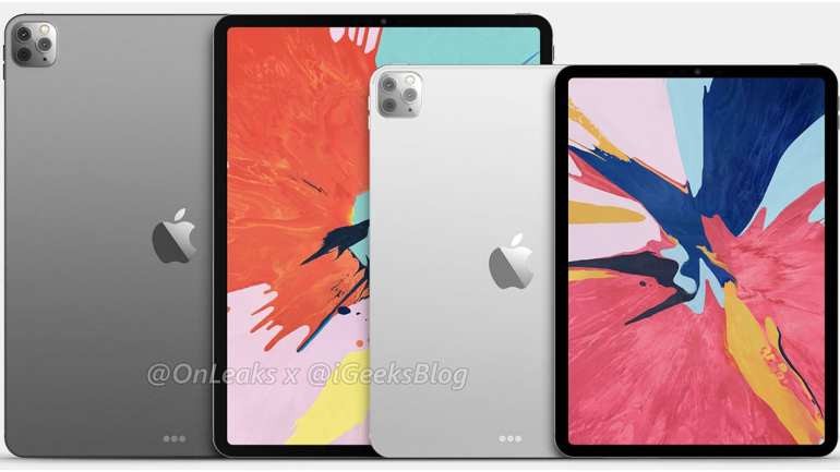 New rendering of the iPad Pro 2020 with triple rear camera