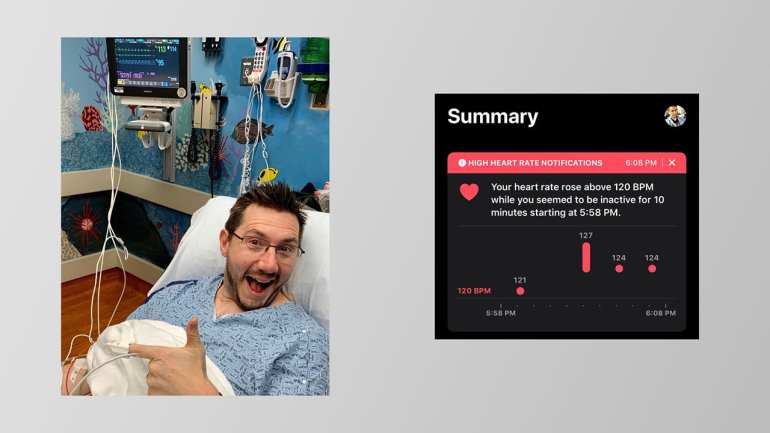 Apple Watch’s “High Heart Rate” feature saves yet another life