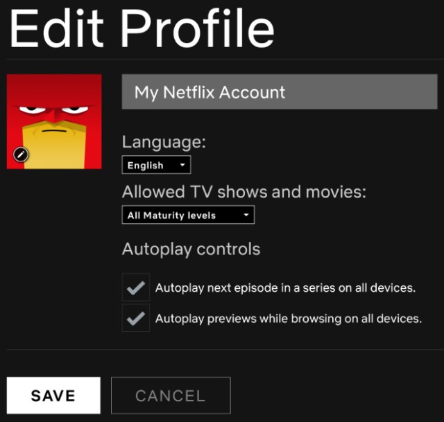 Netflix now allows us to disable automatic playback of content previews