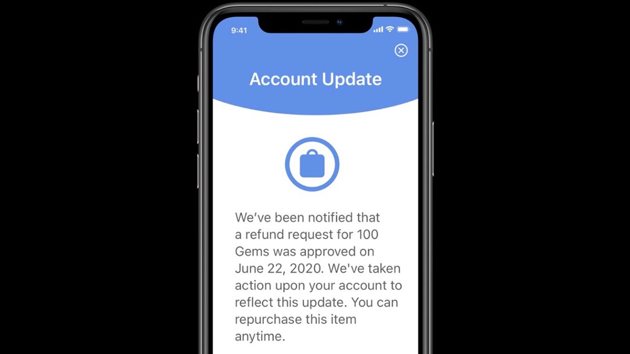Apple will notify developers when customers request a refund