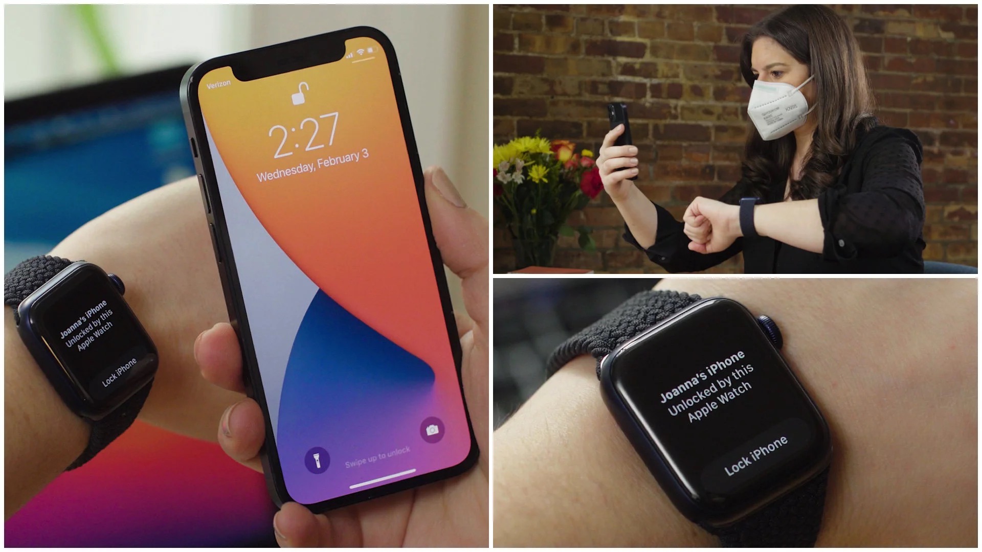 How to automatically unlock the iPhone when we wear a face mask and the Apple Watch