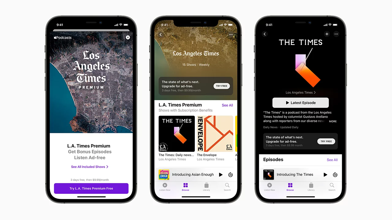 Apple activates Paid Podcasts with Subscriptions and Podcast Channels