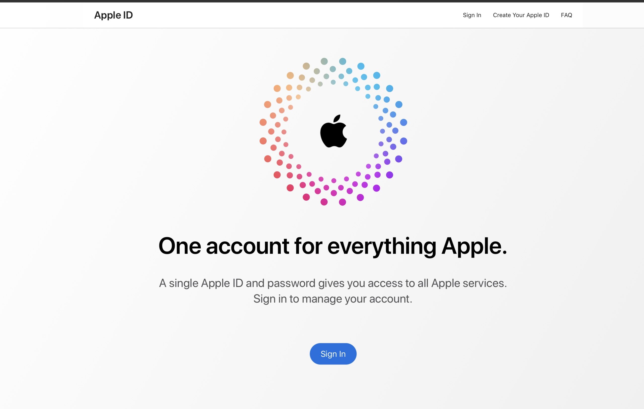 Apple launches the new interface of the Apple ID site