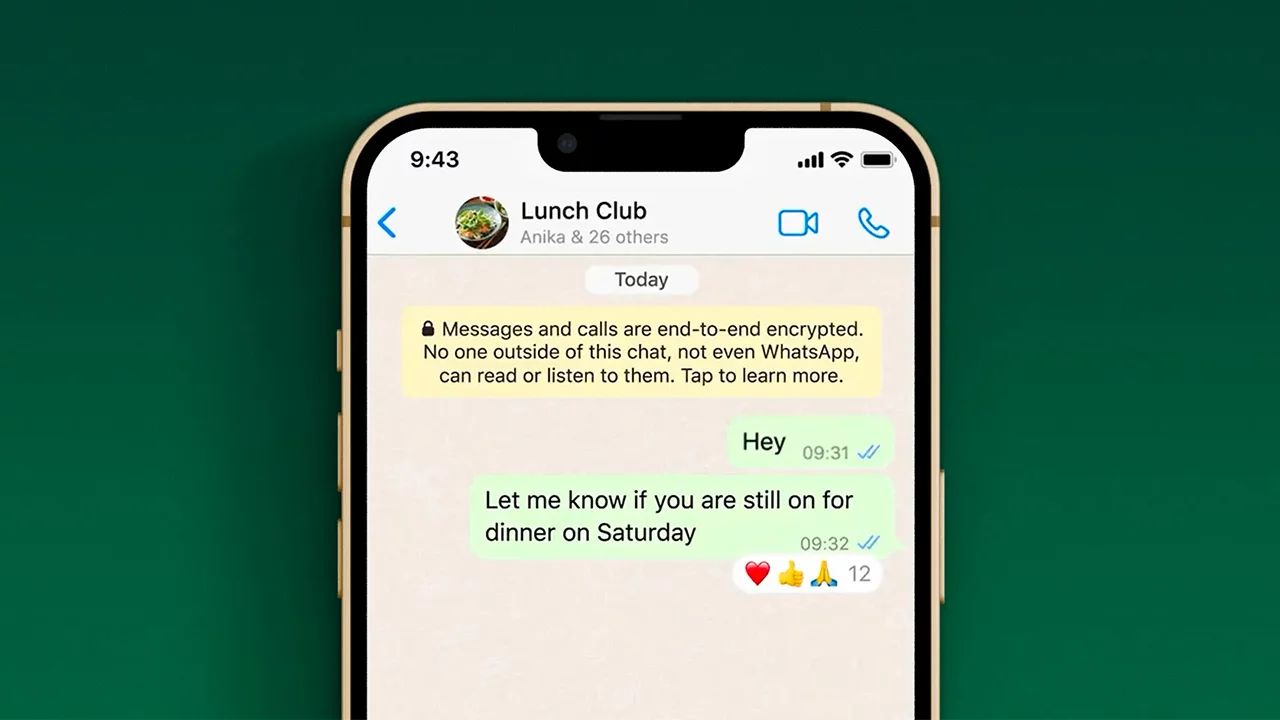 The next WhatsApp update will improve reactions